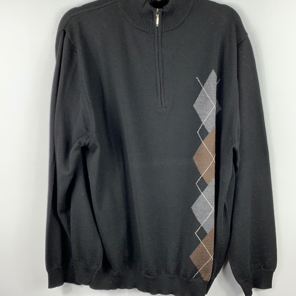 Marco Fiori Merino Wool Argyle Sweater